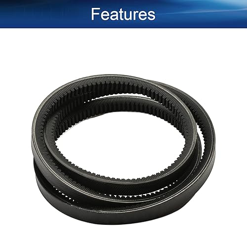 Miniatura 3 de Bettomshin 1 correa de 49 pulgadas de circunferencia en V, correa triangular AX49 correa industrial, correa en V de potencia, correa de transmisión