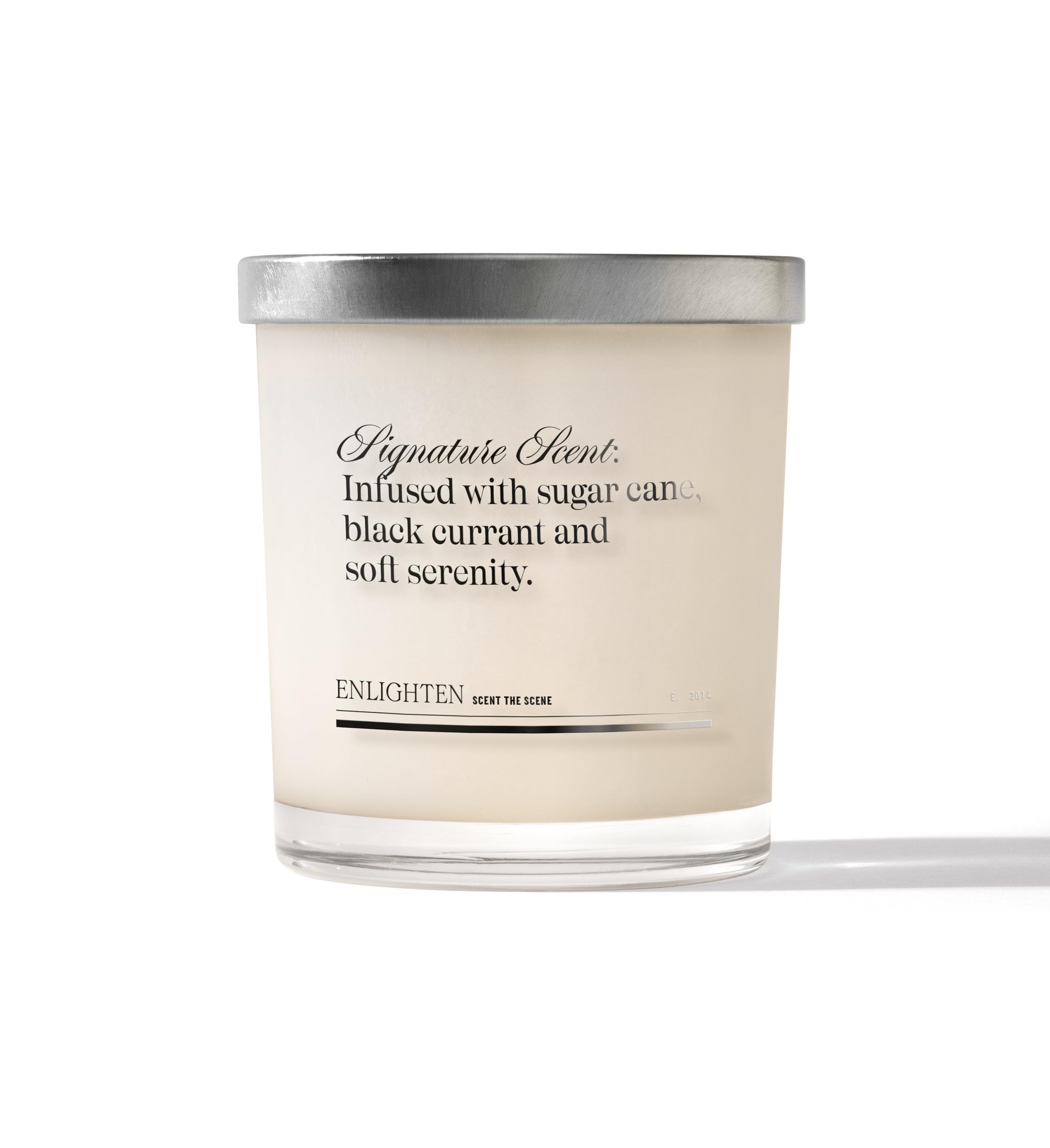Enlighten Signature Scent Candle | Luxurious Sugar Cane, Lime & Black Currant Scent | Double Scent Load for Enhanced Aroma | Eco-Friendly, Hand-Poured
