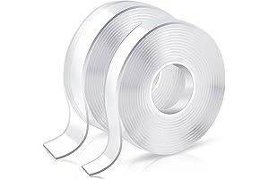 KUSUFEFI Double Sided Adhesive Tape Heavy Duty, Wall Mounting Tape, Removable Double...