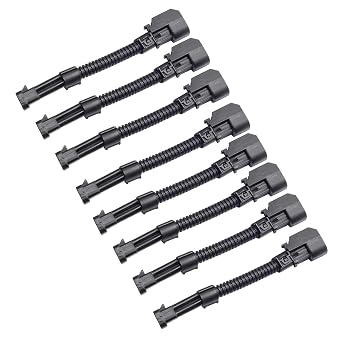 OCESTORE LQ4 LQ9 4.8 5.3 6.0 Wire Harness to LS2 LS3 LS7 EV6 Injector Adapters Pack of 8