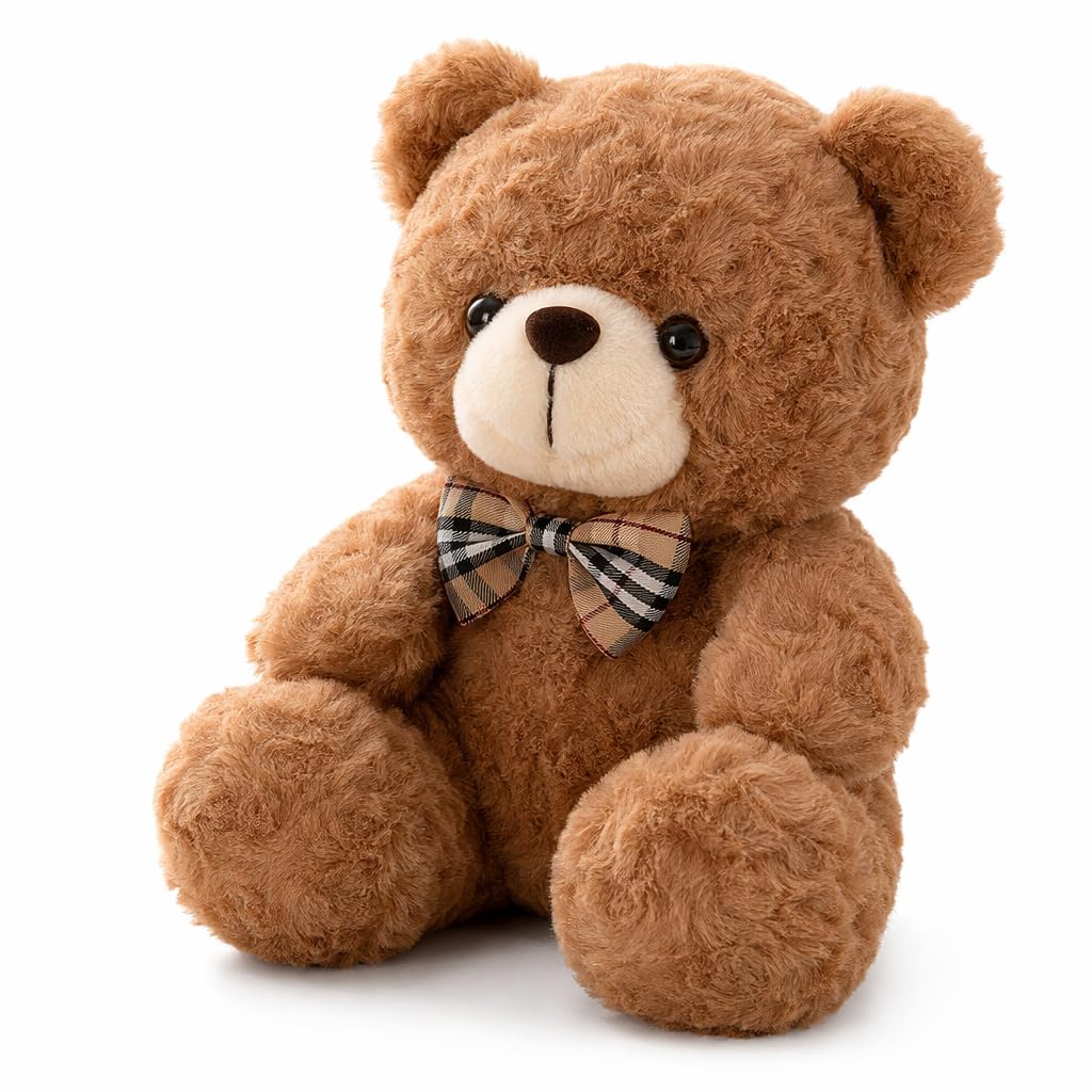 Efuwfugc Teddy Bear, Soft Plush Teddy, Classic Brown Teddy