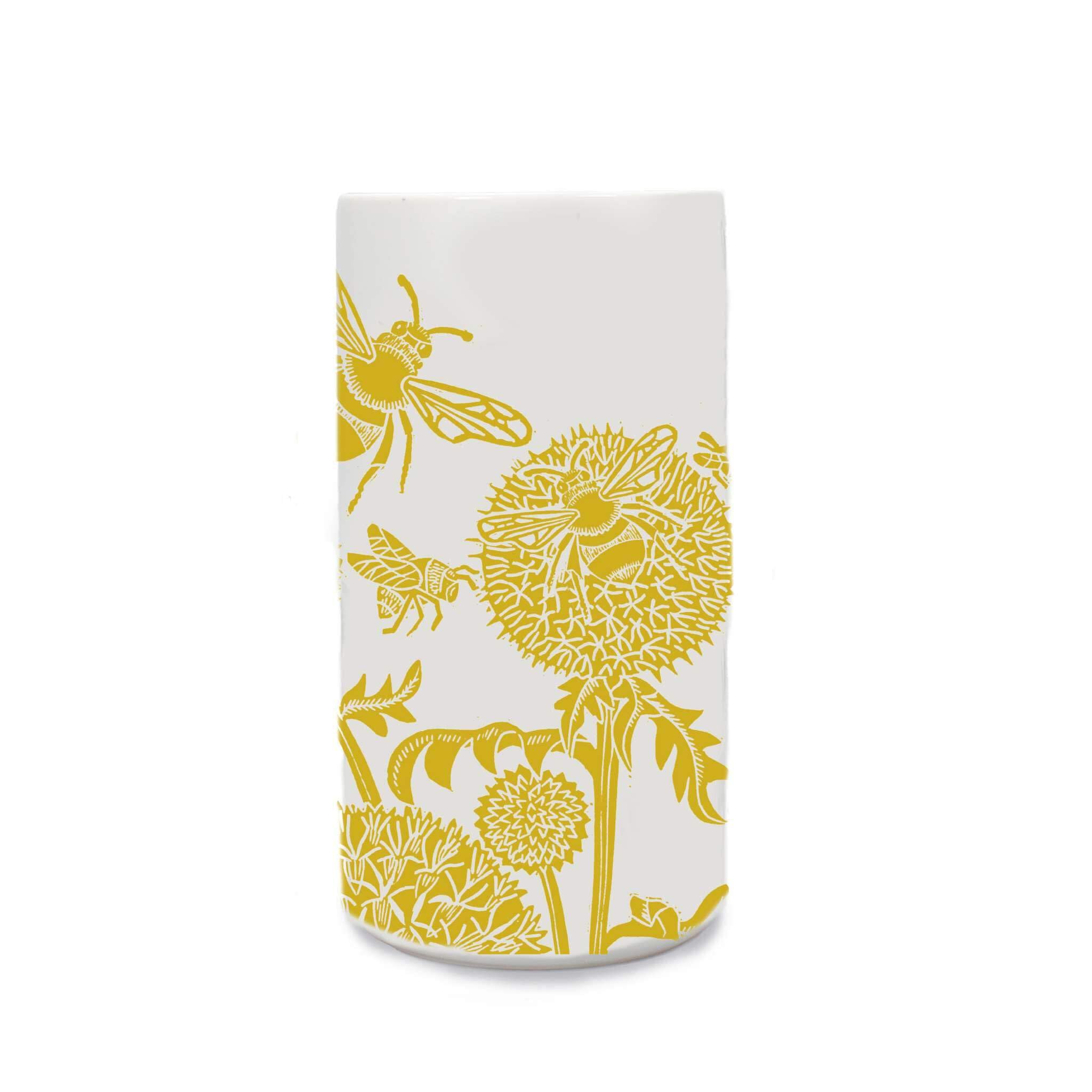The Gift Experience Kate Heiss Mustard Ceramic Vase