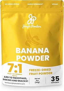 Jungle Powders Banana Powder for Smoothies 5 Ounce