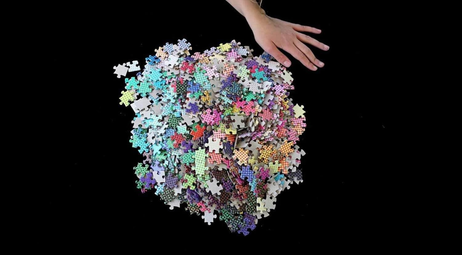 1000 Halftone Colors Puzzle