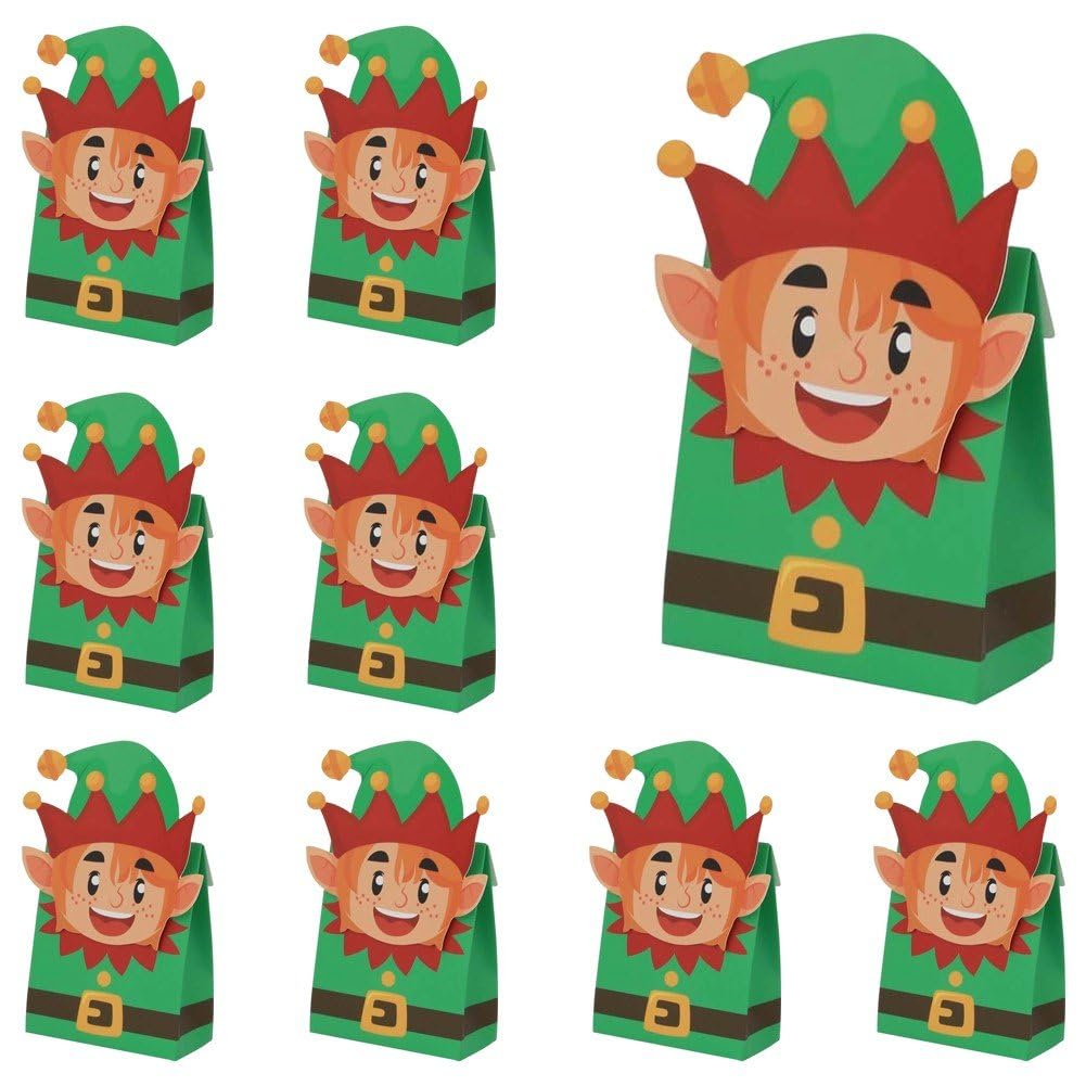 Boîtes en papier de Noël pour emballer facilement 50 cadeaux de fête