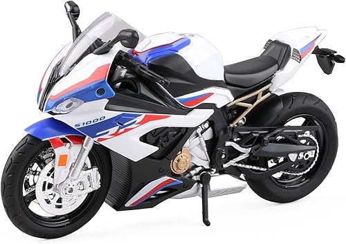 COOLPUR Modelo de motocicleta fundido a presión para S1000RR, modelo de motocicleta realista, juguete o colección de moto para niños a escala 112,
