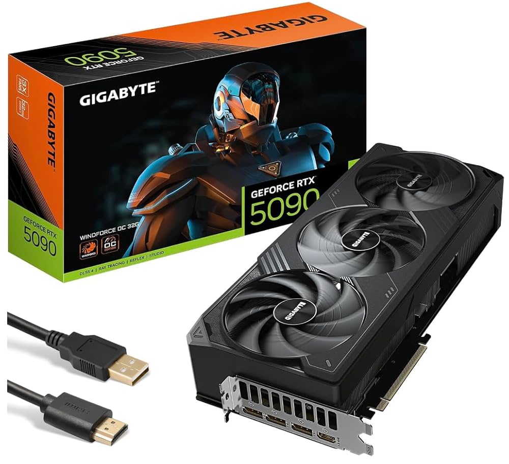 Amazon | GIGABYTE Windforce GeForce RTX 5090 OC 32GB GDDR7