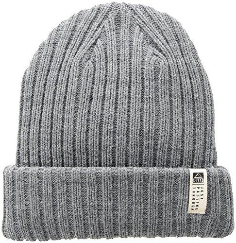 Reef_Apparel Reef Mcclurg II Beanie Gorro de Punto, Gris (Heather/Grey HGR), Talla única para Hombre