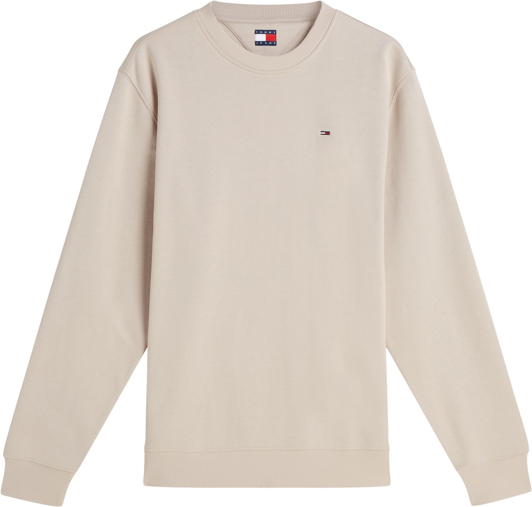 Tommy Jeans Herren Sweatshirt Regular Fit Flag Fleece Rundhalsausschnitt – Bild 7