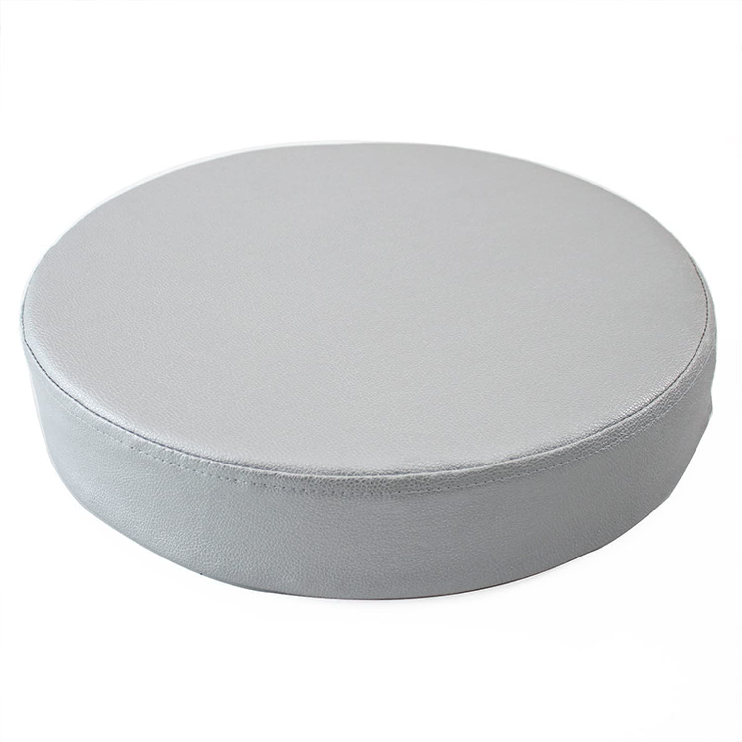Round Chair Cushion Indoor Outdoor Heavy Duty Waterproof Seat Cushion Thick Memory Foam Chair Cushion Kitchen Dining Office Seat Cushion 16 Inch Gray