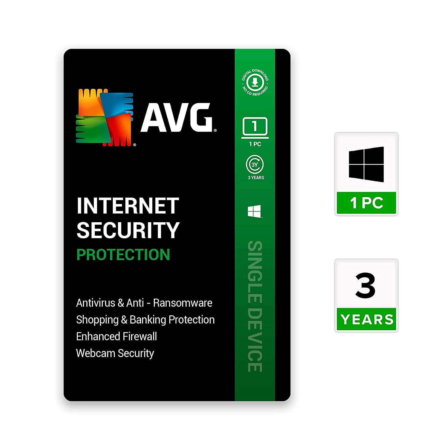 AVG Internet Security (1 User, 3 Years) (Email Delivery in 2 hours- No CD) AVG Internet Security (1 User, 3 Years) (Email Delivery in 2 hours- No CD)