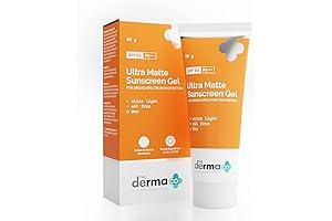Derma B Sunblock: Ultra Matte Sunscreen Gel with SPF 60 & PA+++ for Acne-Prone Skin