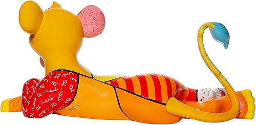 Miniatura 4 de Enesco 6007099 Disney by Romero Britto The Lion King Simba - Figura grande, 7.3 pulgadas, multicolor