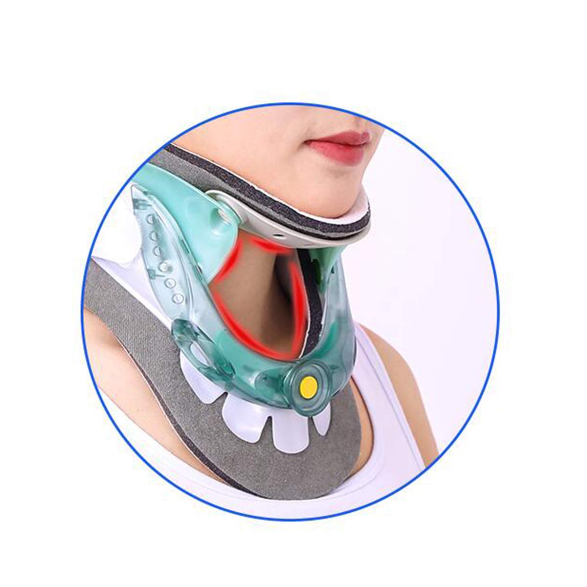 Collare cervicale Neck Brace, Dispositivo di trazione del Collo, Collo barella Regolabile, fornisce Supporto per Il Collo per alleviare Il Dolore al Collo