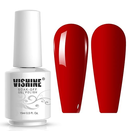 Miniatura 17 de Vishine Esmalte de uñas de gel blanco transparente lechoso de 0.5 fl oz, esmalte de gel UV LED, color nude lechoso para el hogar, manicura, barniz