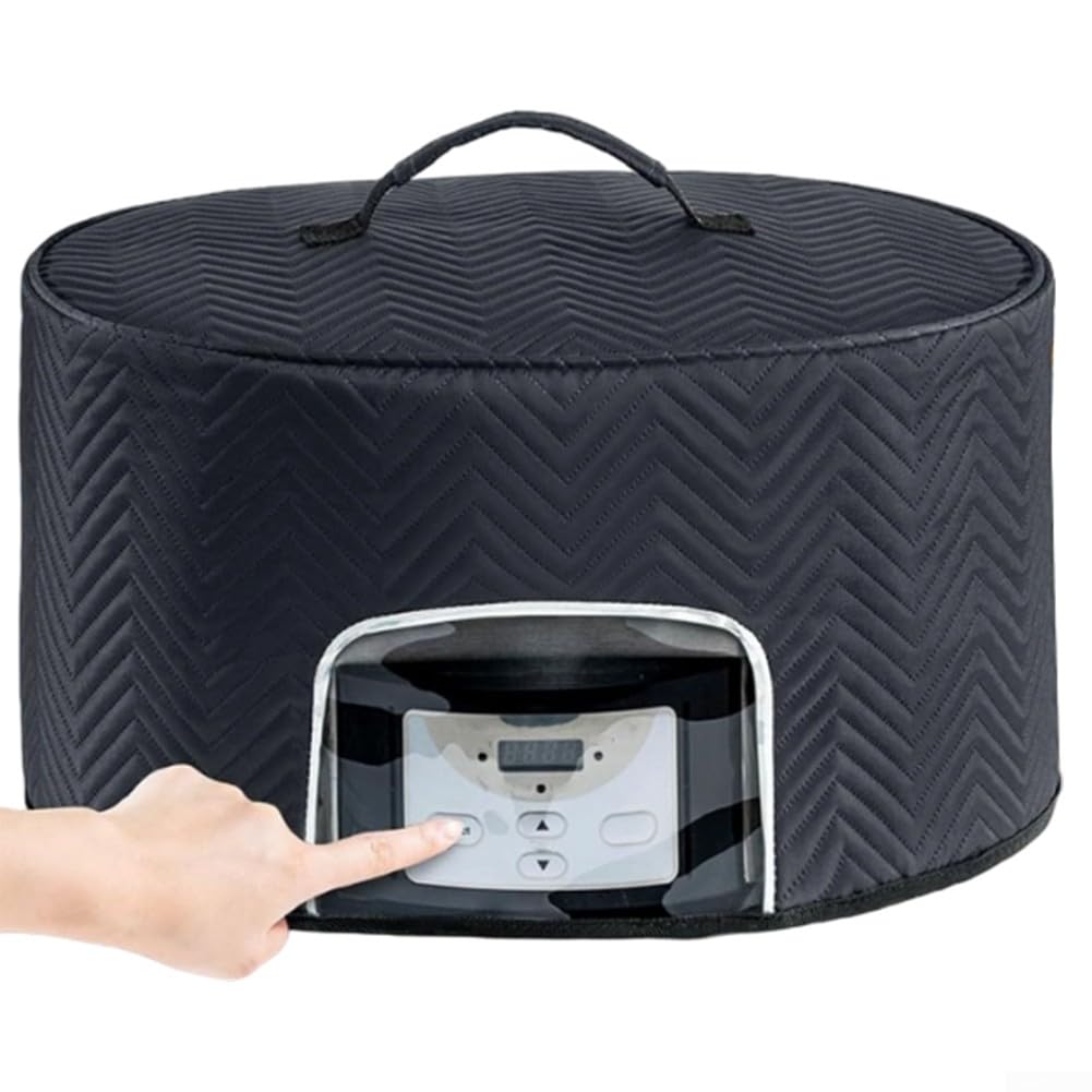 Housse de protection ovale pour mijoteuse, 6 à 8 litres, avec poche de rangement, couvercle de protection pour appareil électroménager