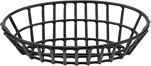 Miniatura 6 de G.E.T. 4-34418 Cesta Ovalada de 12" x 8.5", Clipper Mill de 2", Hierro Recubierto de POLIETILENO