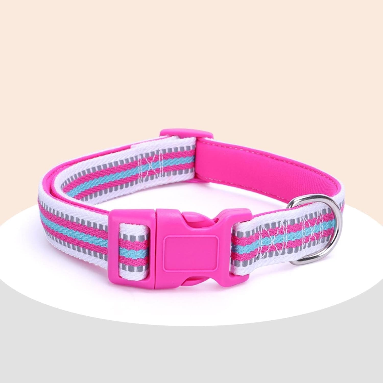 Collari per Cani, Collare tattico for Cani, Collare Riflettente Carino, Largo e Resistente con Fibbia di Sicurezza for Qualsiasi Razza(Red,X Large)