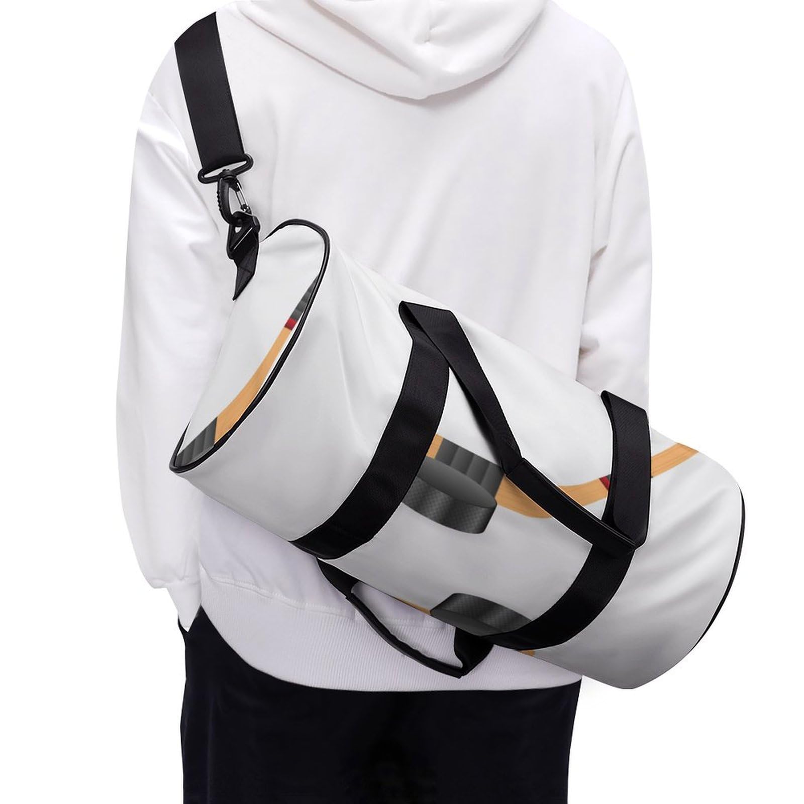 Hockey sur Glace Sac De Sport Gym Sac De Voyage Sac Week-End Duffel Bag pour Camping Randonnée Voyage 45x23x23cm