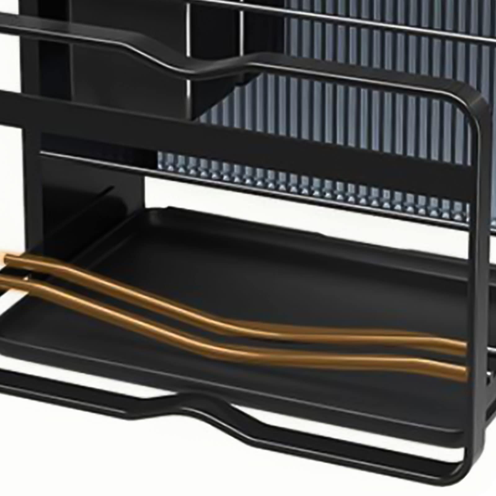 Support de planche à découper, support de couteaux, couverts et planche à découper, support de couteaux multifonctionnel, rangement d'ustensiles, pour un organisateur de cuisine sûr, propre et