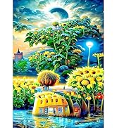 NAIMOER Diamond Painting Leuchtturm - 5D Diamant Malerei Set 30x40cm