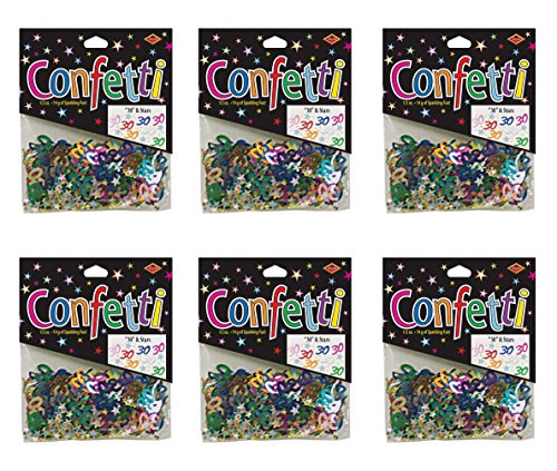 Confettis étoiles multicolores Beistle SCN028AZ6 de décoration de fête de mariage