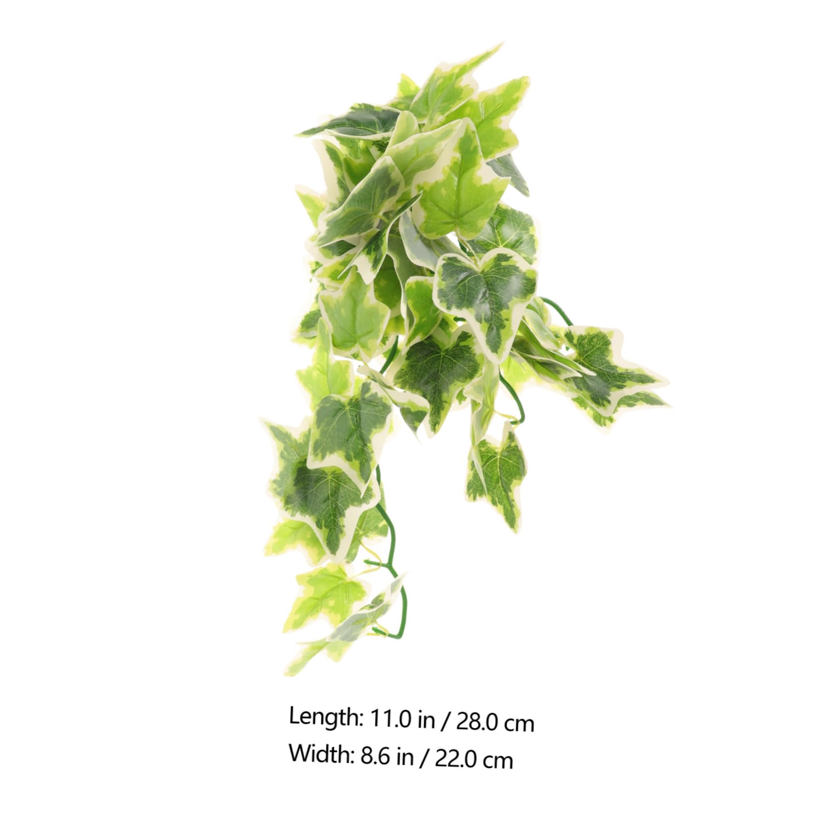 Abaodam 5 Pezzi rattan artificiale impostore decorazione vegetale di simulazione pianta di serpente terrario piante verdi simulate dell'acquario acquario piante acquatiche finte plastica