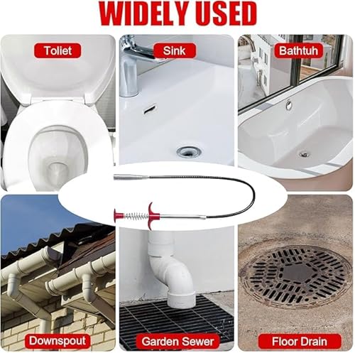Qwatuy DRAIN SNAKE Hair Drain Clog Remover Tool thumb #1