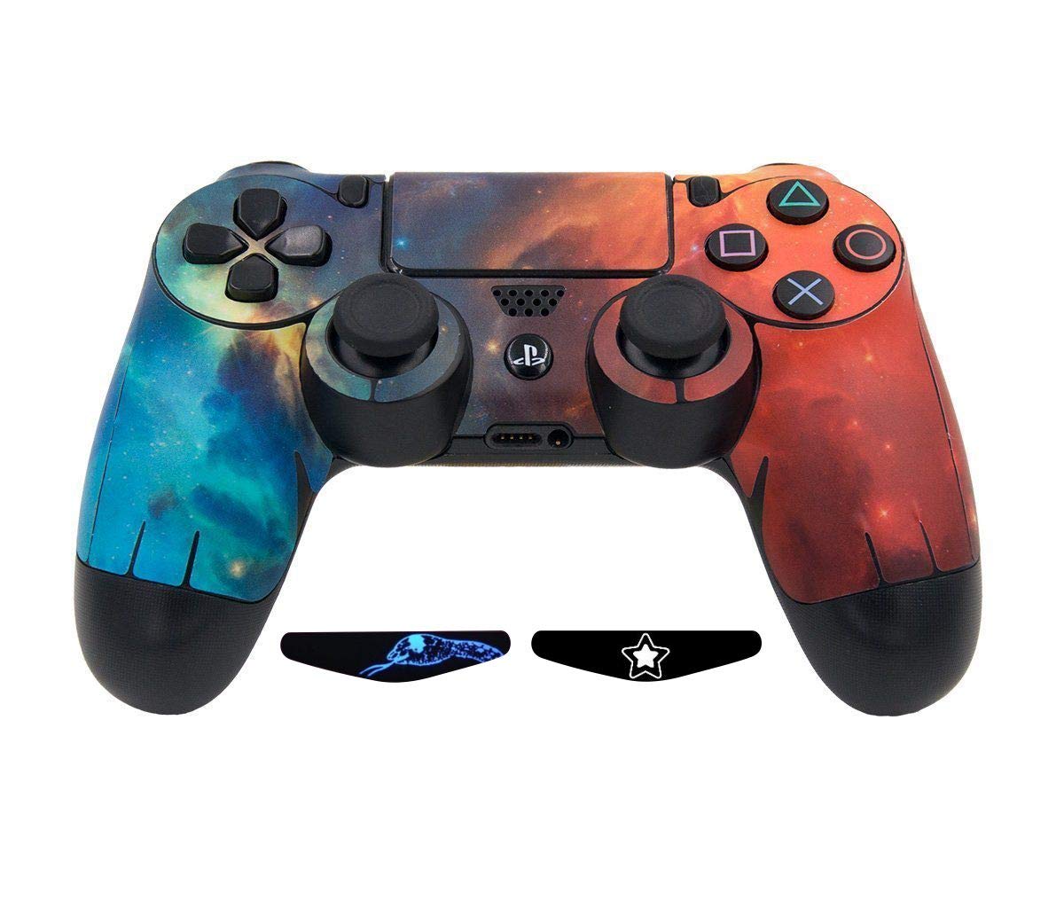 Elton PS4 Controller Designer 3M Skin for PlayStation 4, PS4 Slim, Ps4 Pro Dual Shock Remote Wireless Controller – Multicolour Vinyl Skin with Anti-Slip, Waterproof, Scratch Resistant Features Toy Review India (Iknoor World )