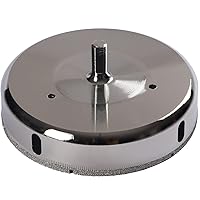 Vista 10 de Drilax Broca de sierra de diamante de 5 pulgadas para azulejos de porcelana, granito, vidrio y cerámica, cortador de núcleo de acero resistente