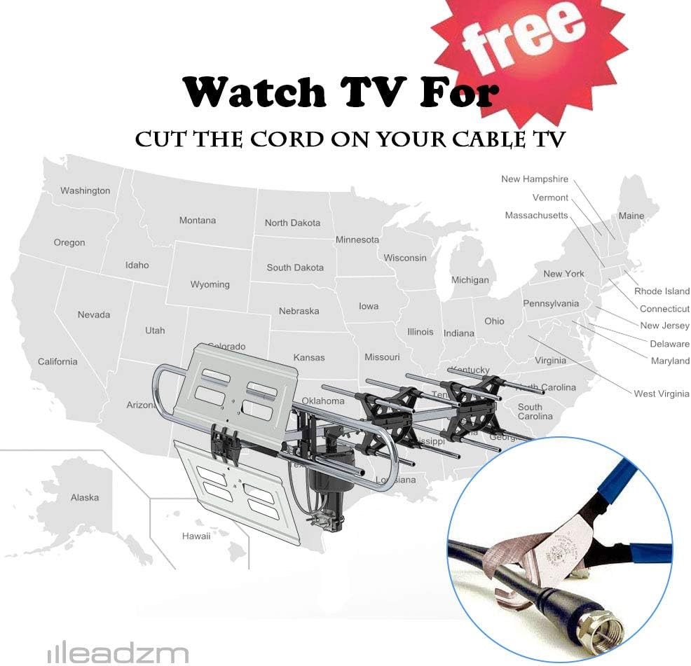 Leadzm TA-983 Antenna Dimensional Drawing