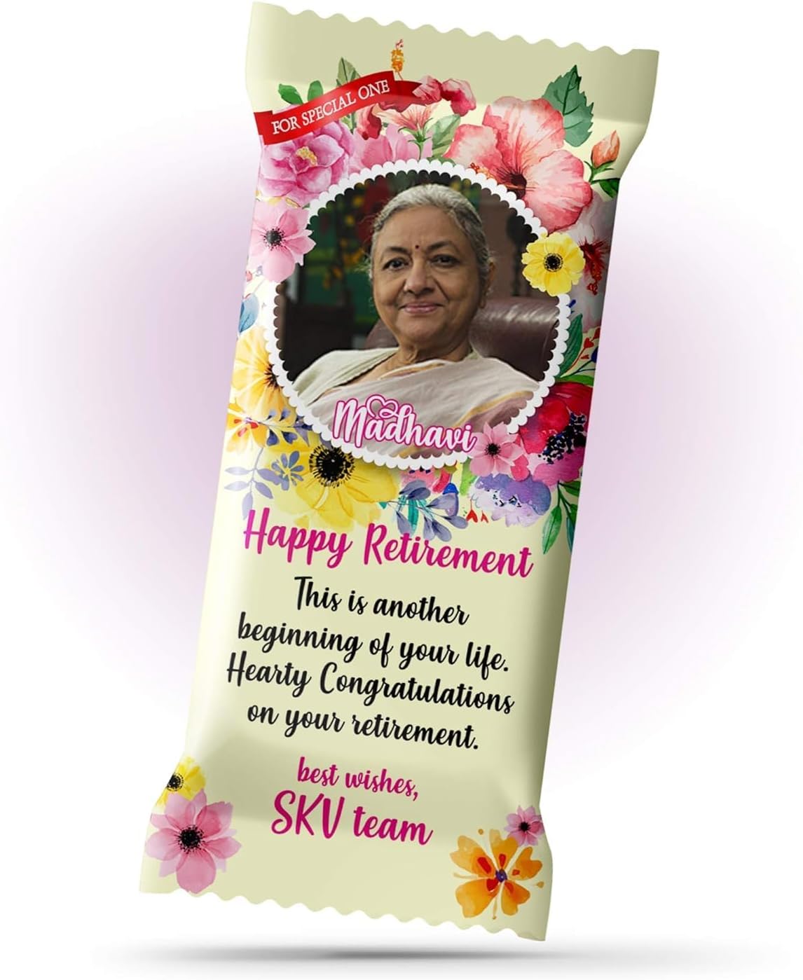 Chocolates Large Bar Personalized Gifts Customized with Name Photo Print Message (4, Big)