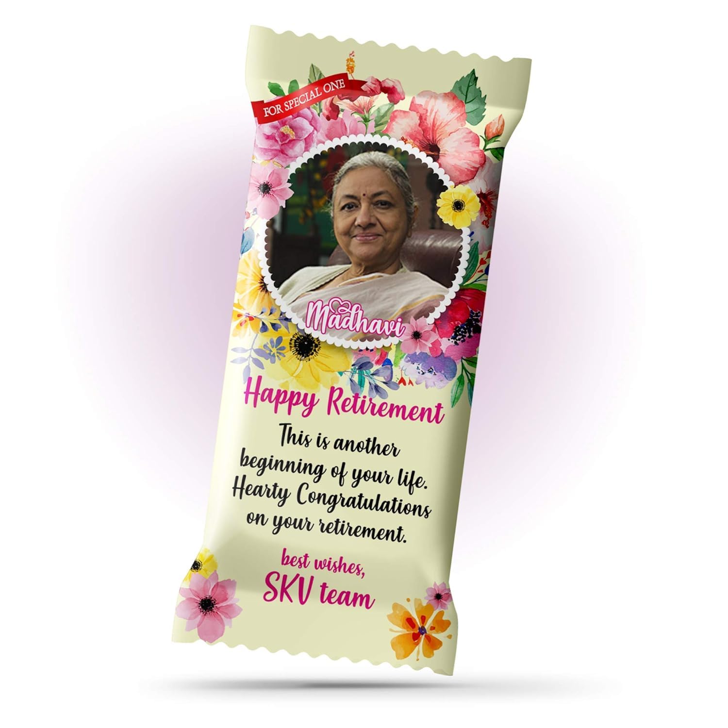 Chocolates Large Bar Personalized Gifts Customized with Name Photo Print Message (4, Big)