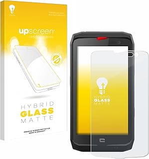 upscreen Matte Screen Protector Glass Film compatible with Crosscall Action X3 - Anti-Glare, Anti-Fingerprint, 9H Glass Protection