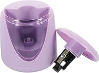 Vista 3 de STOBOK Sacapuntas eléctrico, sacapuntas automático, sacapuntas multifuncionales, lápices pequeños, herramienta de afilado para niños, papelería