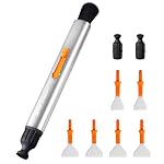 K&F CONCEPT Lens Cleaning Pen, Two-in-One Function with Cleaning Brushes & Carbon Tips, Suitable for Camera Lens and Filter Cleaning