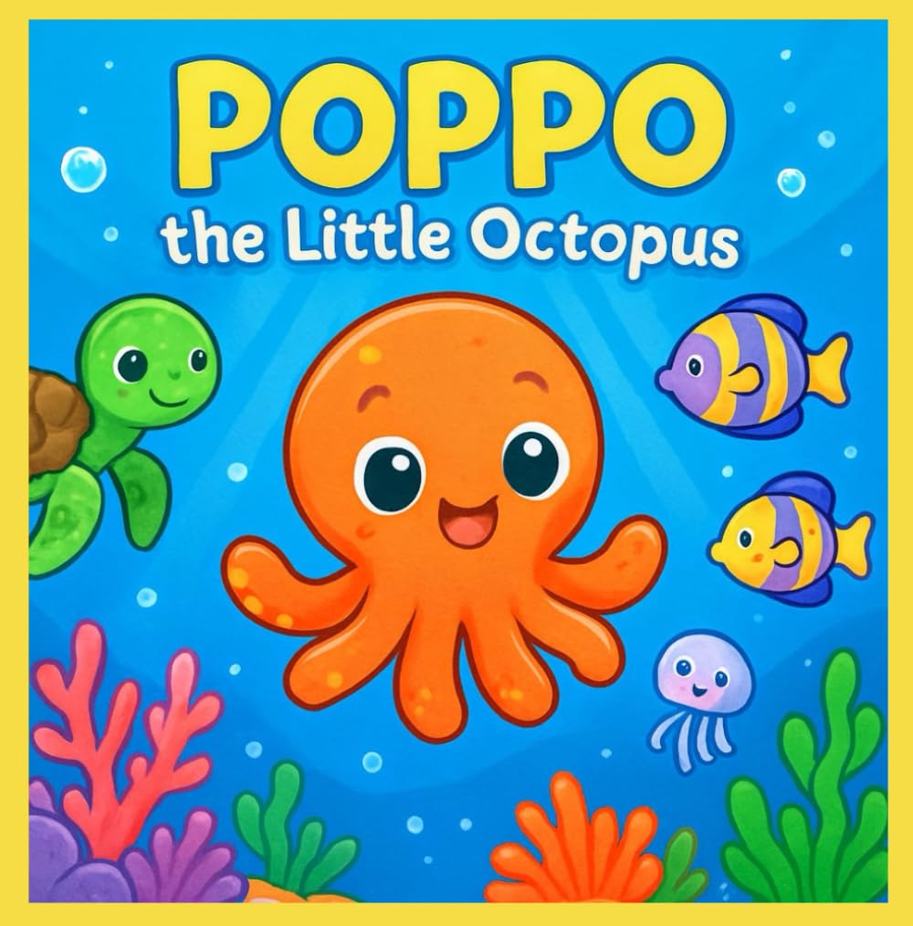 Poppo the Little Octopus: A Bright and Gentle Picture Book About Colors, Friendship, and Ocean Discovery for Ages 3–5