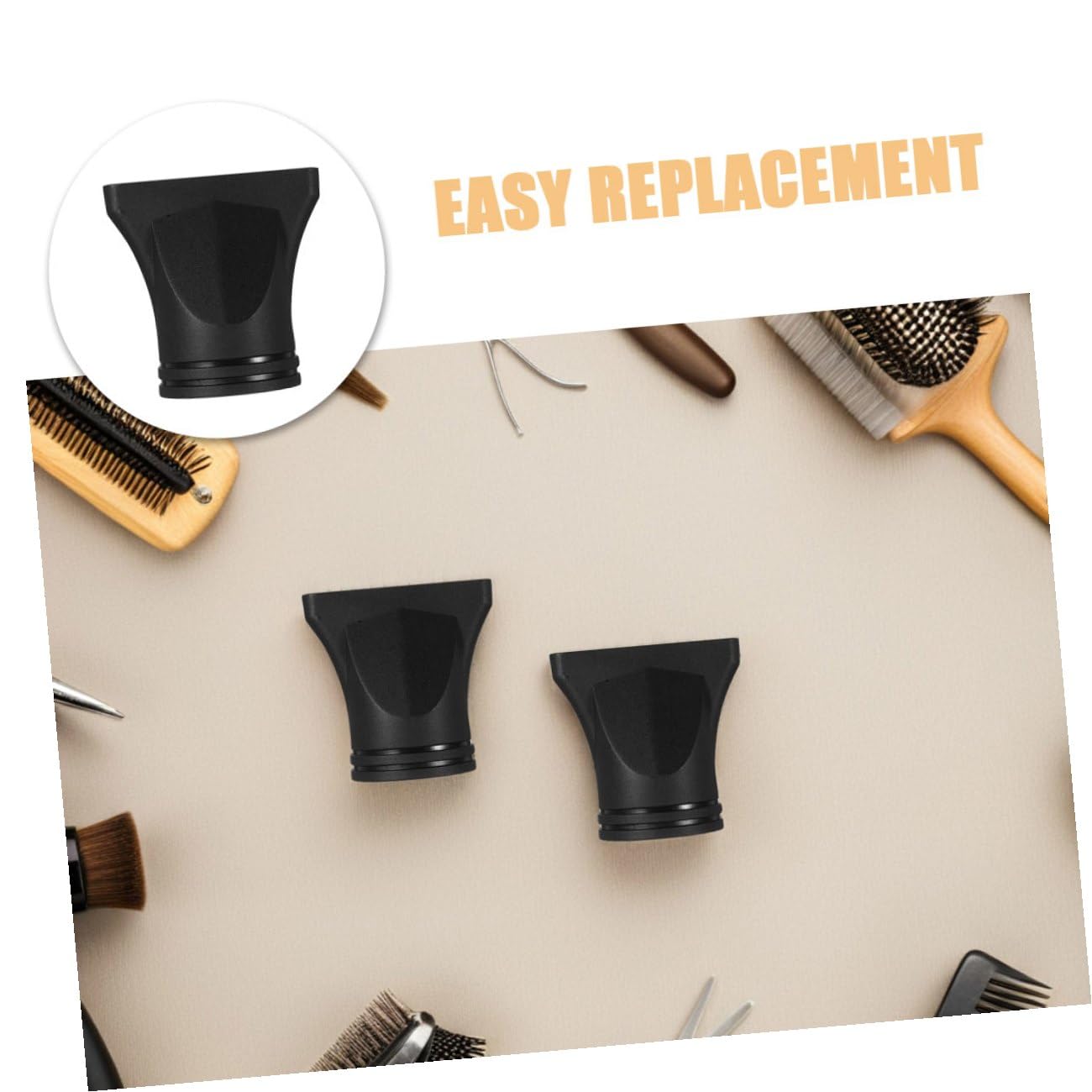 SHOWERORO 15pcs Hair Dryer Concentrator Nozzles Narrow Nozzle Tips Universal Blow Dryer Attachment for Salon and Home Hair Styling