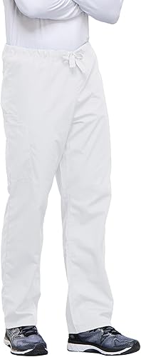 Miniatura 5 de Cherokee Pantalones de uniforme médico unisex para hombres y mujeres con cordón, cargo, uniforme médico, pierna recta, pantalones de enfermería
