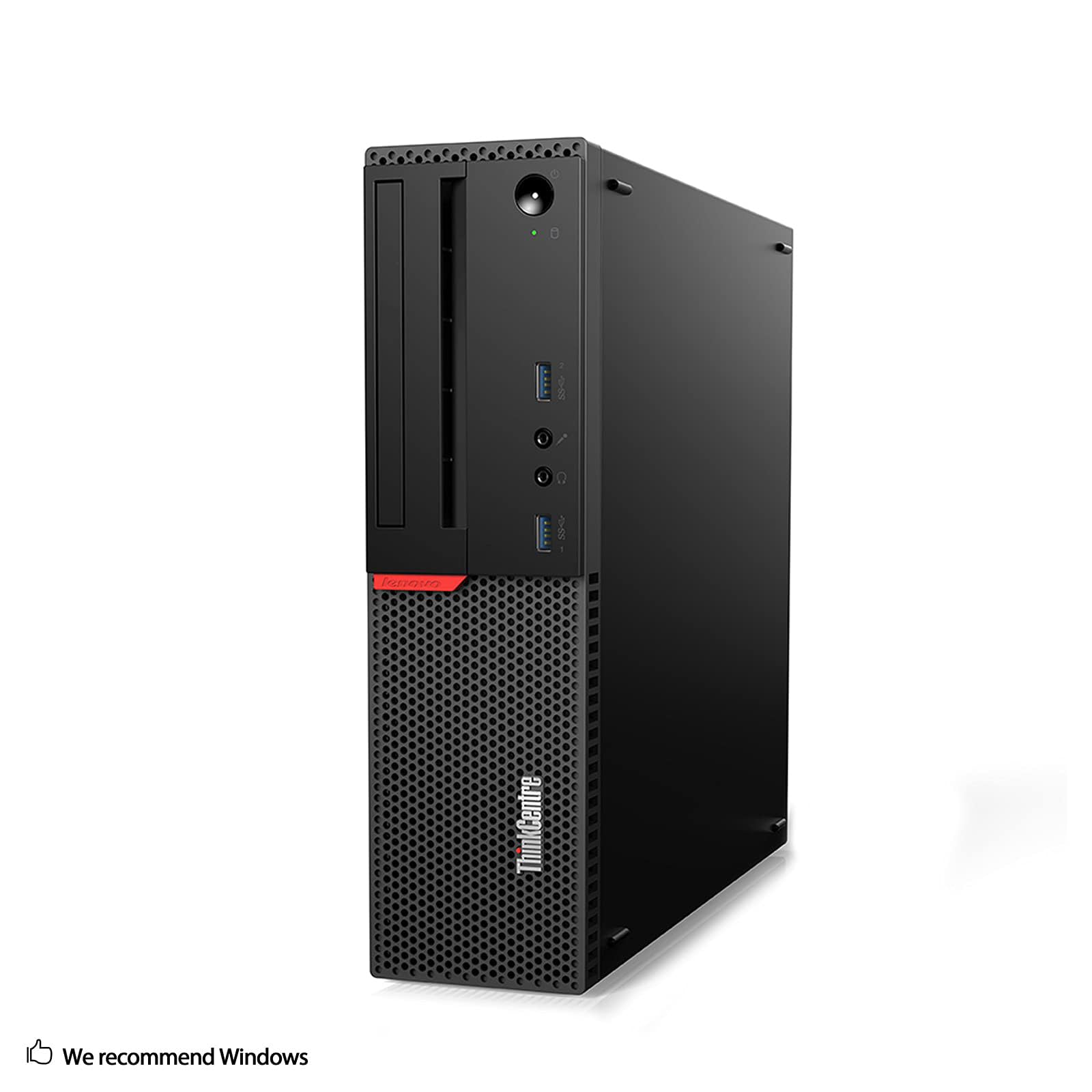 Lenovo ThinkCentre M900 SFF Ordinateur de bureau Intel Core i5-6500, 8 Go de RAM, SSD 256 Go, WiFi, Bluetooth, clavier américain, Windows 11 Pro (reconditionné)