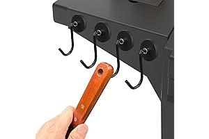 Smoker Grill Hooks 4 Pack, Best Heavy-Duty Magnetic Grill Hooks for Utensils