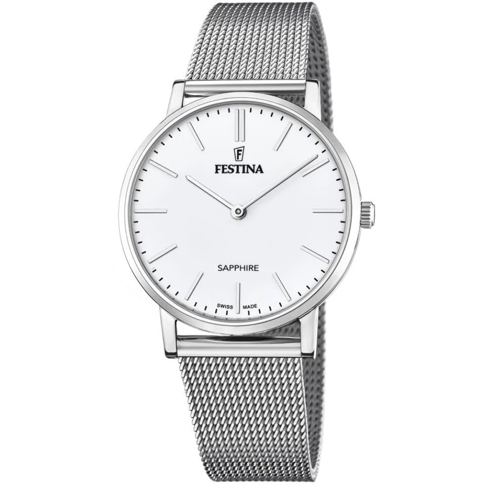 RELOJ FESTINA TIMELESS CHRONOGRAPH F20704/4 AZUL CORREA DE ACERO INOXIDABLE, HOMBRE