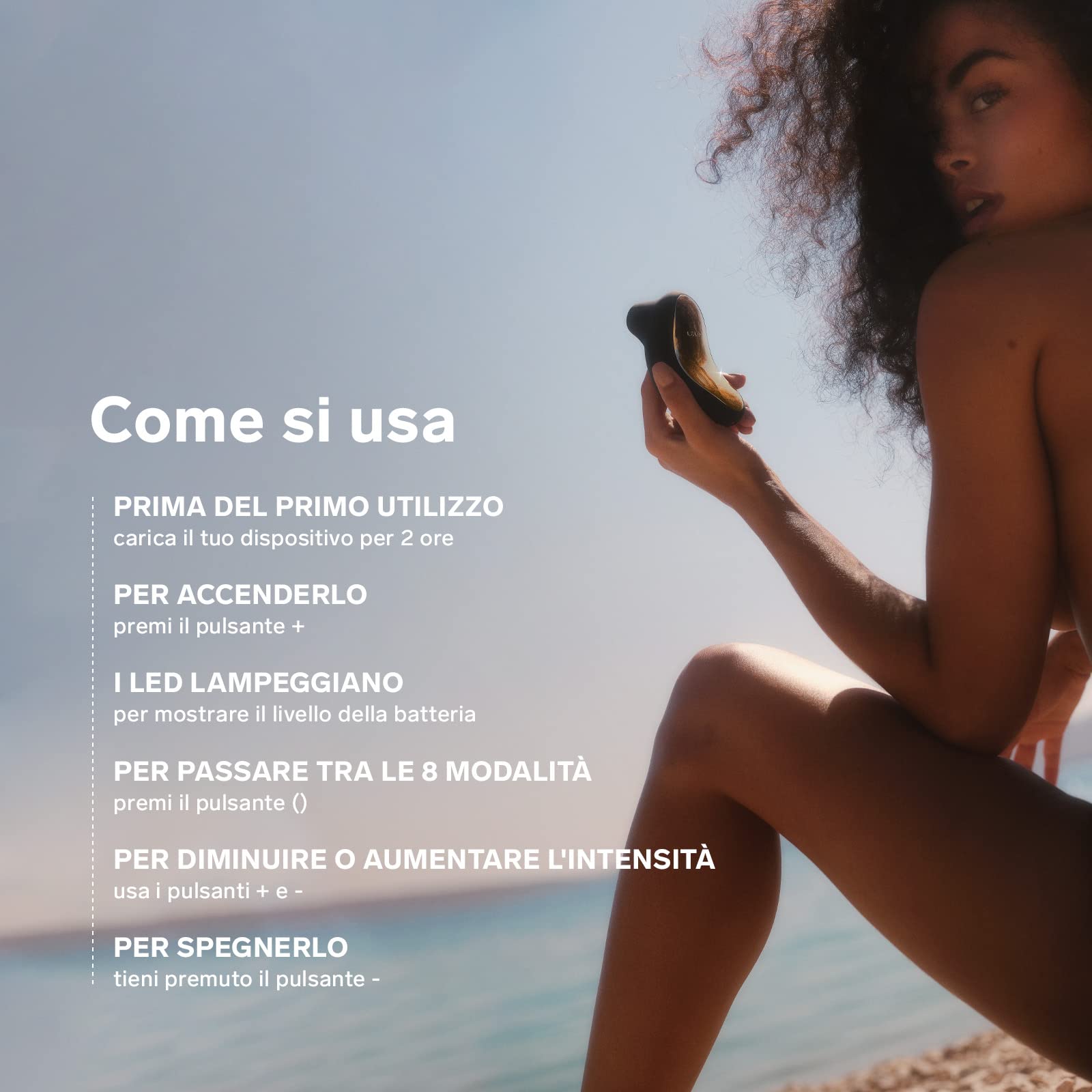 LELO Bundle Benessere: SONA Stimolatore Sonico Clitorideo Impermeabile + Idratante Personale a Base d'Acqua 150ml, Set Regalo con Massaggiatore Ricaricabile e Lubrificante Intimo, Black