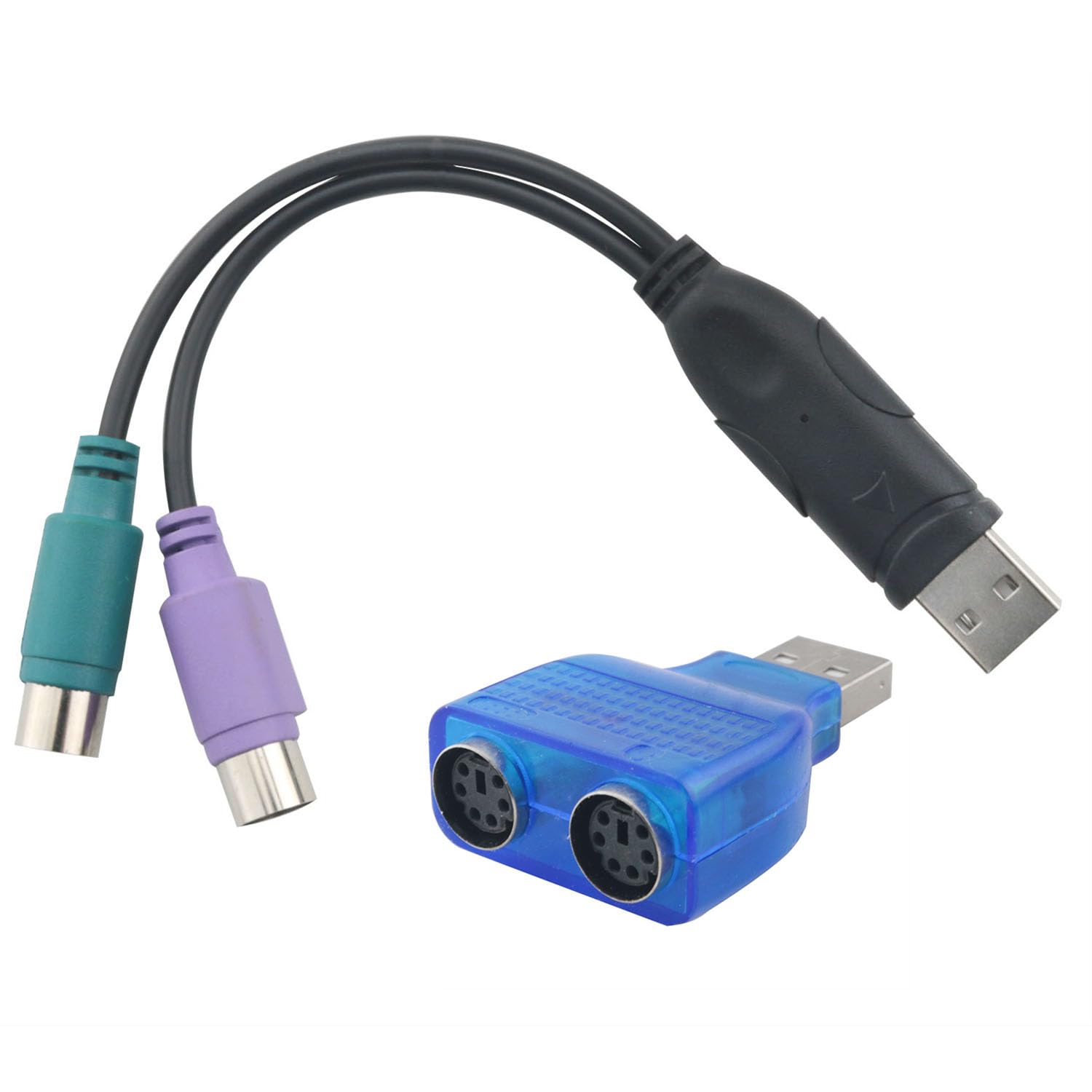 PLAY C＋MPUTER CONVERT Amazon.com: CHENJIN 2PCS USB to PS2 Keyboard and Mouse Adapter