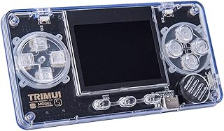 TYFUN TRIMUI A66 Handheld Games Console,2-Inch 32G Portable Game Console,Built in 15000 Games Portable Gaming,Retro Super Mini Handheld Game Console for Kids Adults-Blue