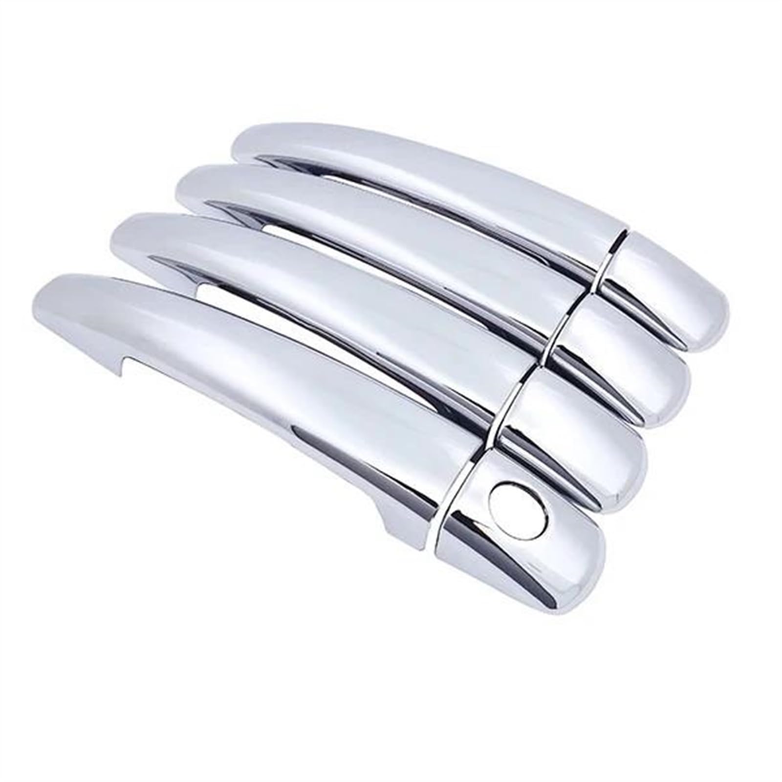 Csspdm A Car Chrome Door Handle Covers Suitable For Citroen C3 2012~2016 Imitation Sticker Style Ppearance Ccessories(A)
