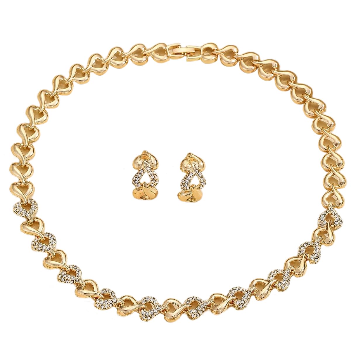 Shining Diva Fashion Latest Stylish Design Fancy Wedding Necklace Jewellery Set for Women (16133s) (B0DF2CL9M6) Amazon Price History, Amazon Price Tracker