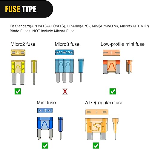 Miniatura 57 de Nilight - Portafusibles, adaptador TAP para fusibles de circuito adicional, portafusibles de hoja mini ATM APM (paquete de 10)