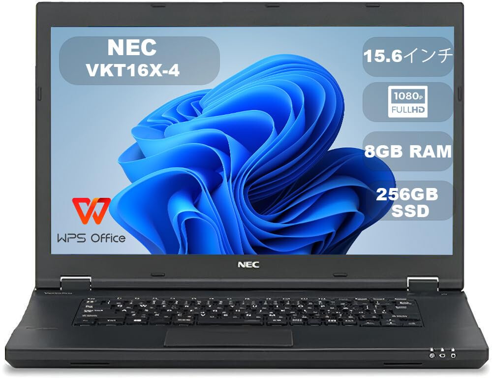 人気☆軽量　NEC VKT16B-3　i5-8250U　SSD256GB　8GB Amazon.co.jp: NEC Laptop VKT16X/8th Generation Core i5-8250U