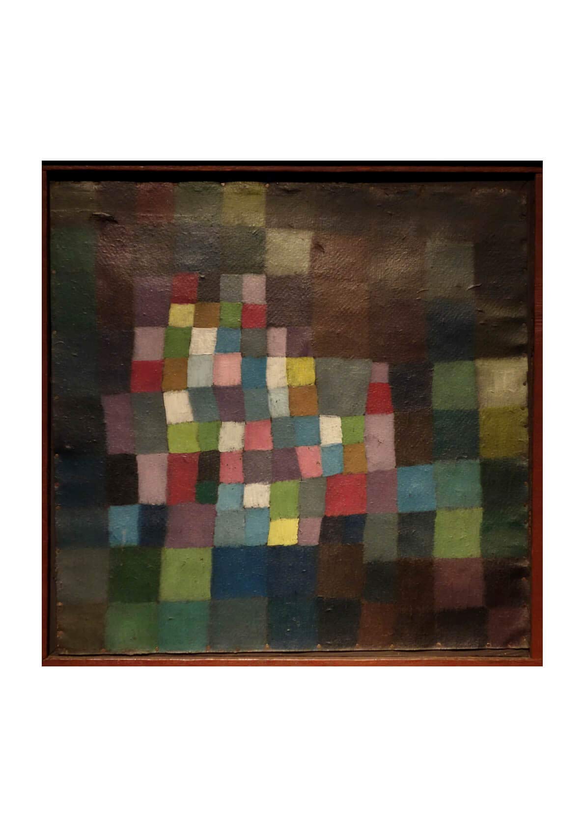 Poster Paul Klee Abstraction with Reference to a Flowering Tree grand cadre pour mur vide